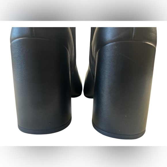 Steve Madden Lizah Women’s Black Casual Minimalist Knee Heel Boot Size 9.5 - Picture 6 of 12